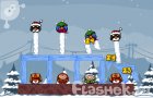 Играть в игру Урони пингвинов